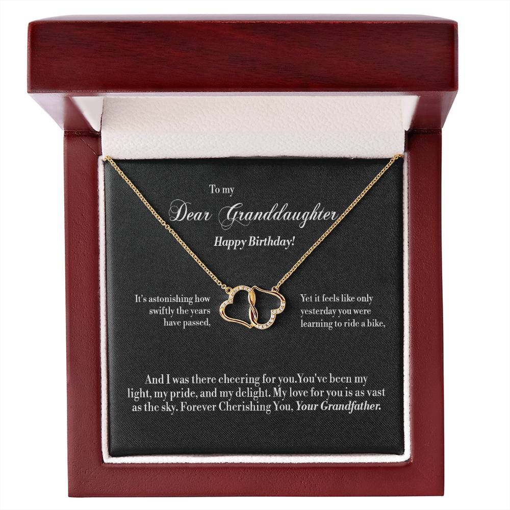 Everlasting Love - For Granddaughter - Birthday Jewelry Gifts from Grandfather