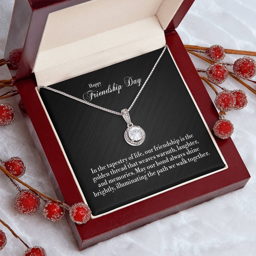 Eternal Hope Necklace, Symbolic Pendant, Gift for Her, Sterling Silver, Happy Friendship Day Gift
