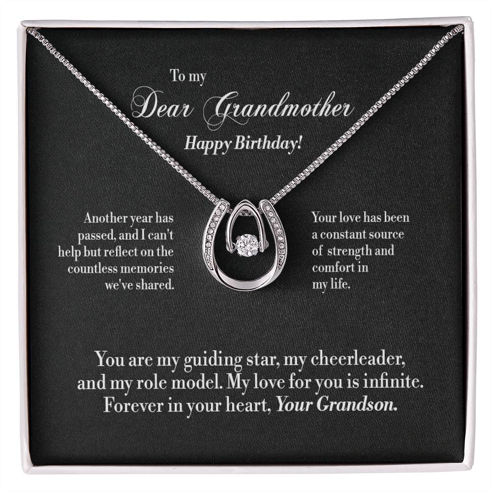 Lucky in love - For Grandmother - Birthday Jewelry Gifts from Grandson