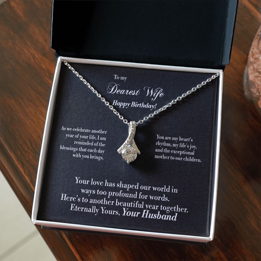 Alluring Beauty Necklace - For Wife- Happy Birthday Gift